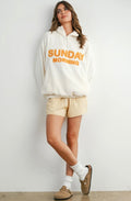 Buttermelon Sunday Morning Cozy Half-Zip Pullover
