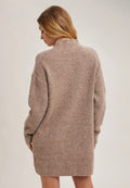 Blue Ivy Cozy Mock Neck Sweater Mini Dress