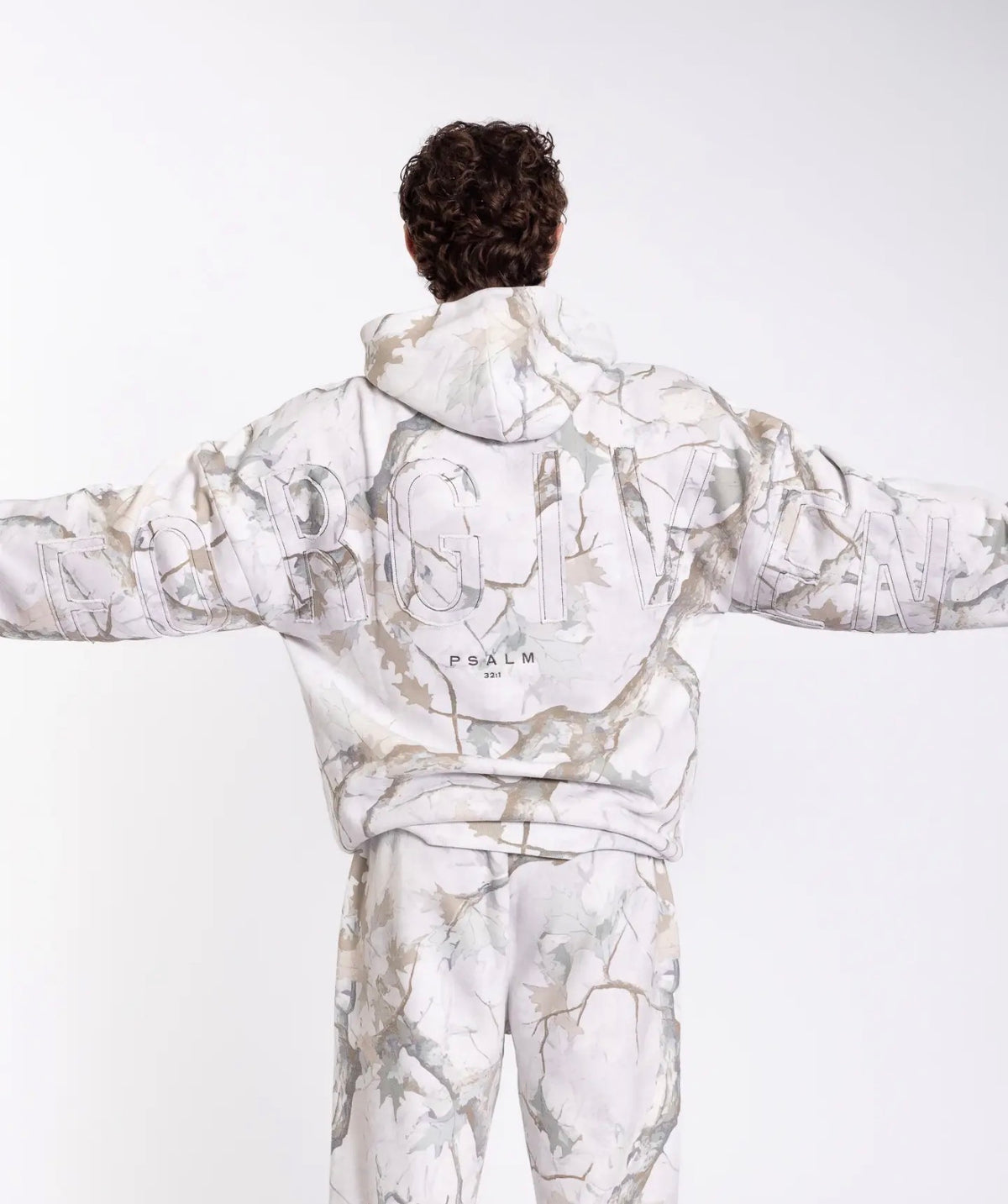 GLO Kingdom Essential Patchwork “Forgiven” Hoodie