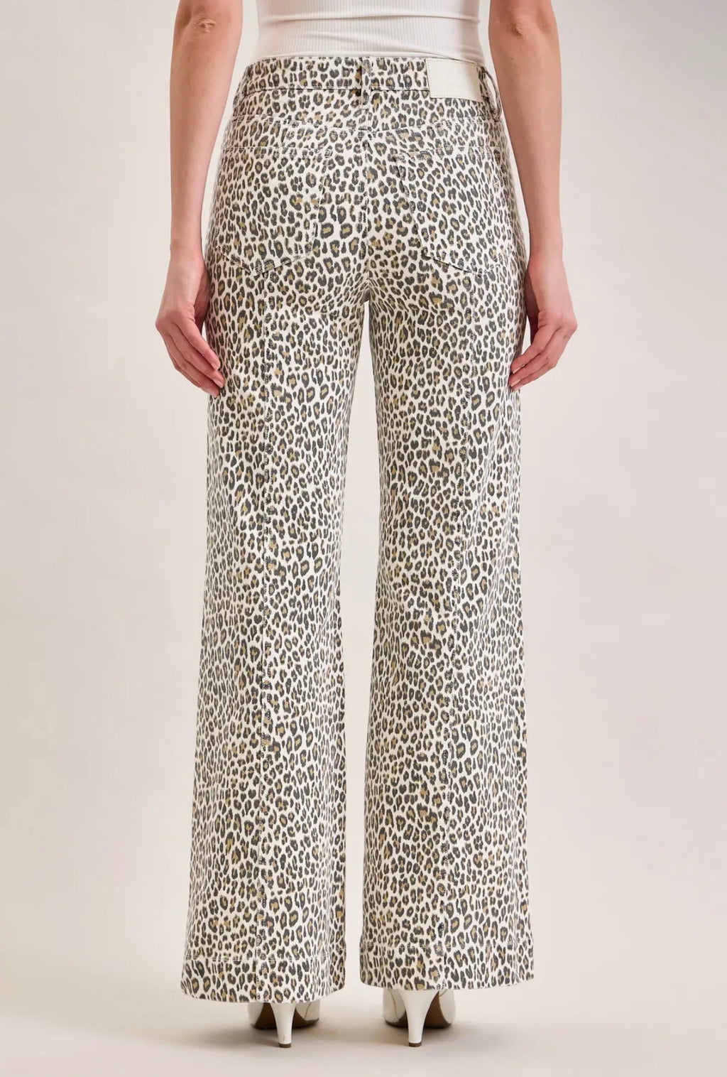 Hidden Cheetah High Rise Comfort Flare Jeans