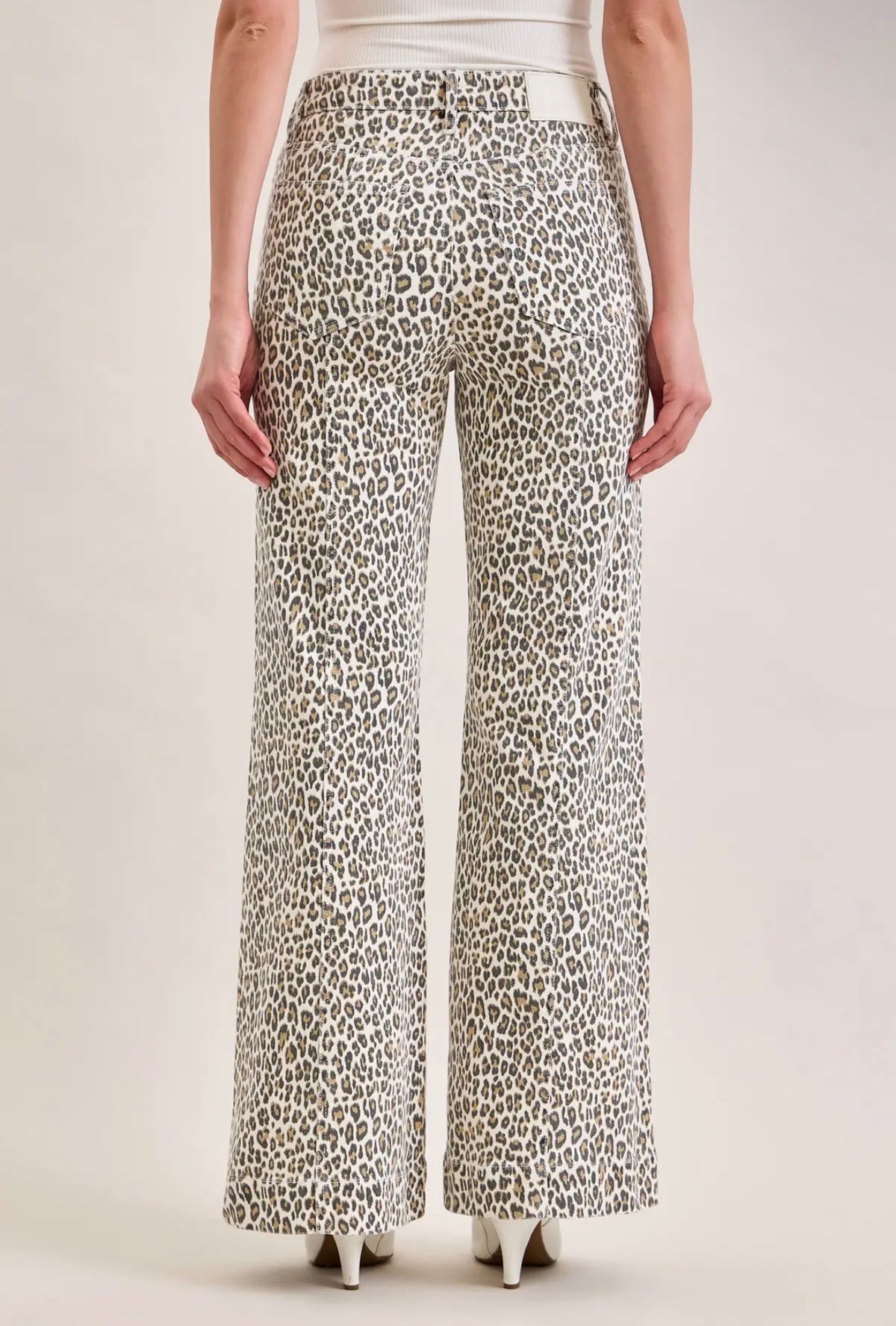 Hidden Cheetah High Rise Comfort Flare Jeans