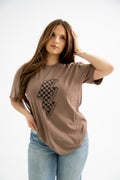 Checkered Lightning Bolt Graphic Tee
