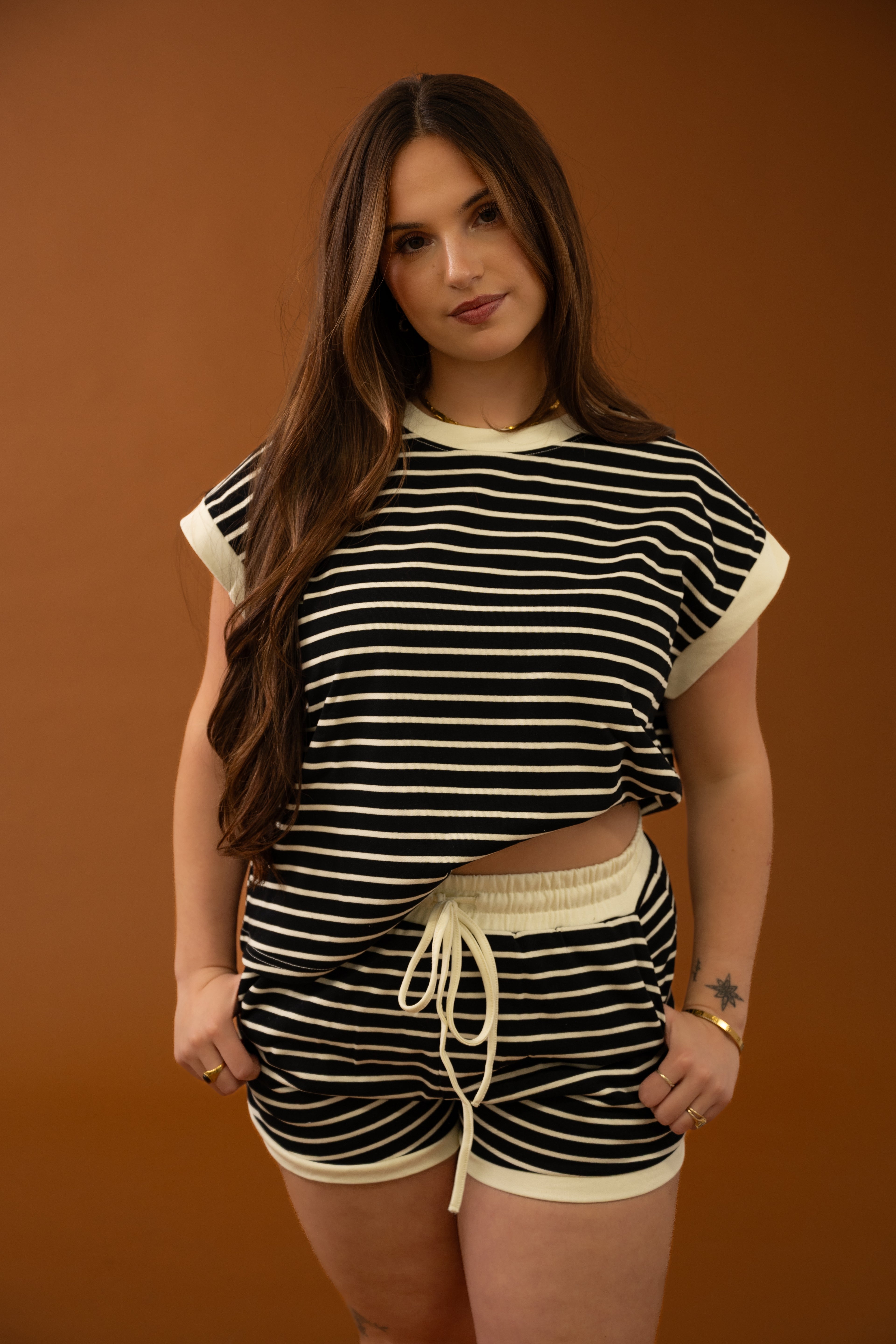 Striped Lounge Set