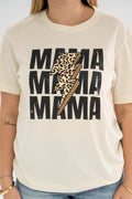 Leopard Lightning Mama Graphic Tee