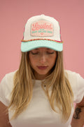 Spoiled Blue Collar Man Trucker Hat