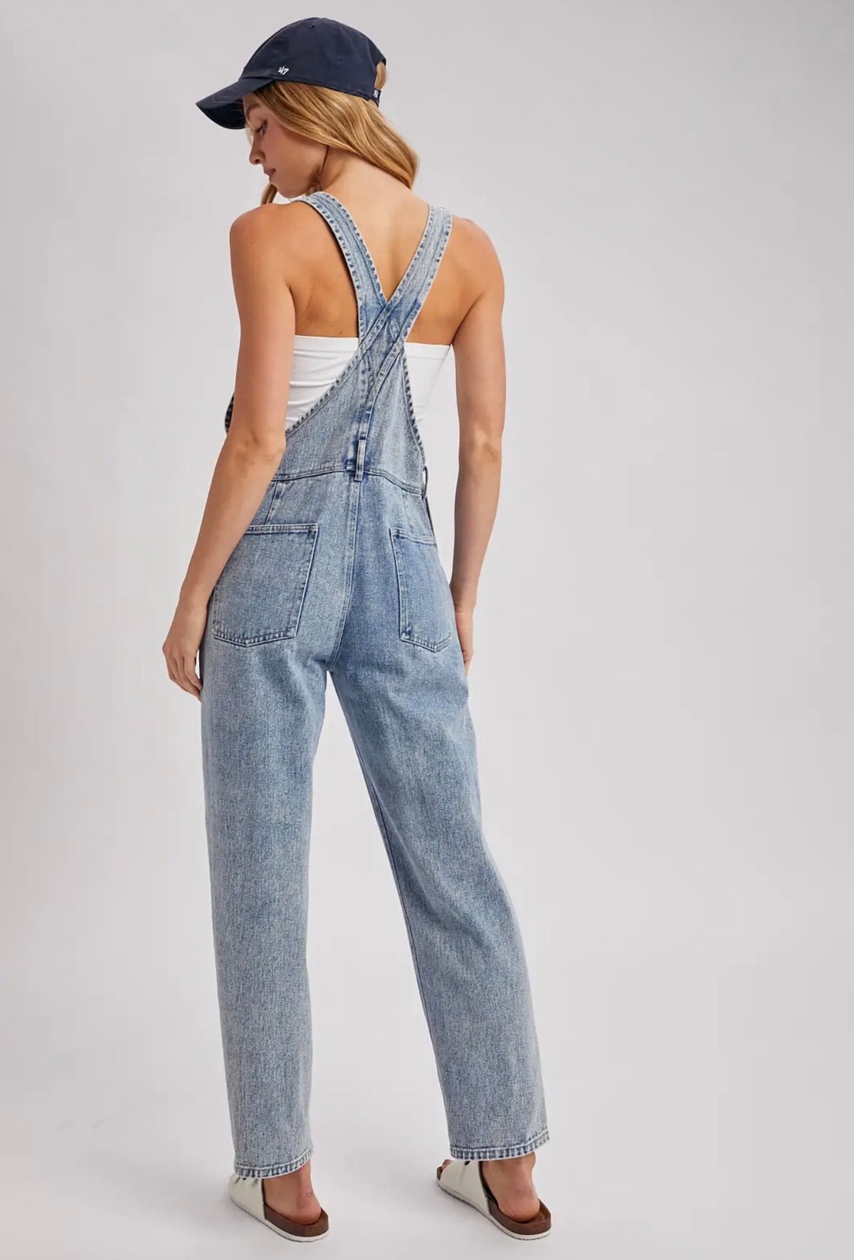 Bluivy Medium Wash Denim Overalls
